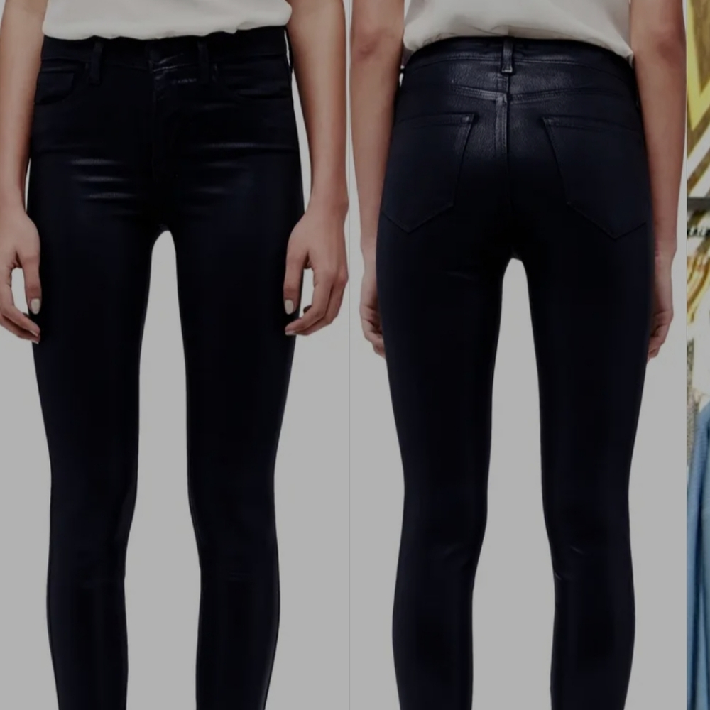 Marguerite high waist coated Jean
